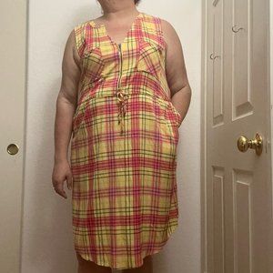 Torrid Mini Rayon Knit Zip-Front Sleeveless Shirt Dress - Plus Size 2